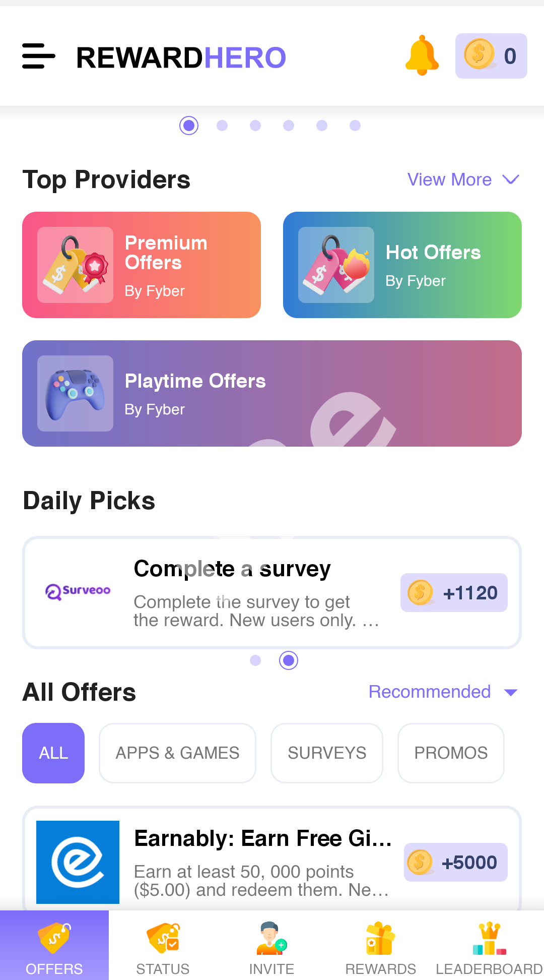 reward hero