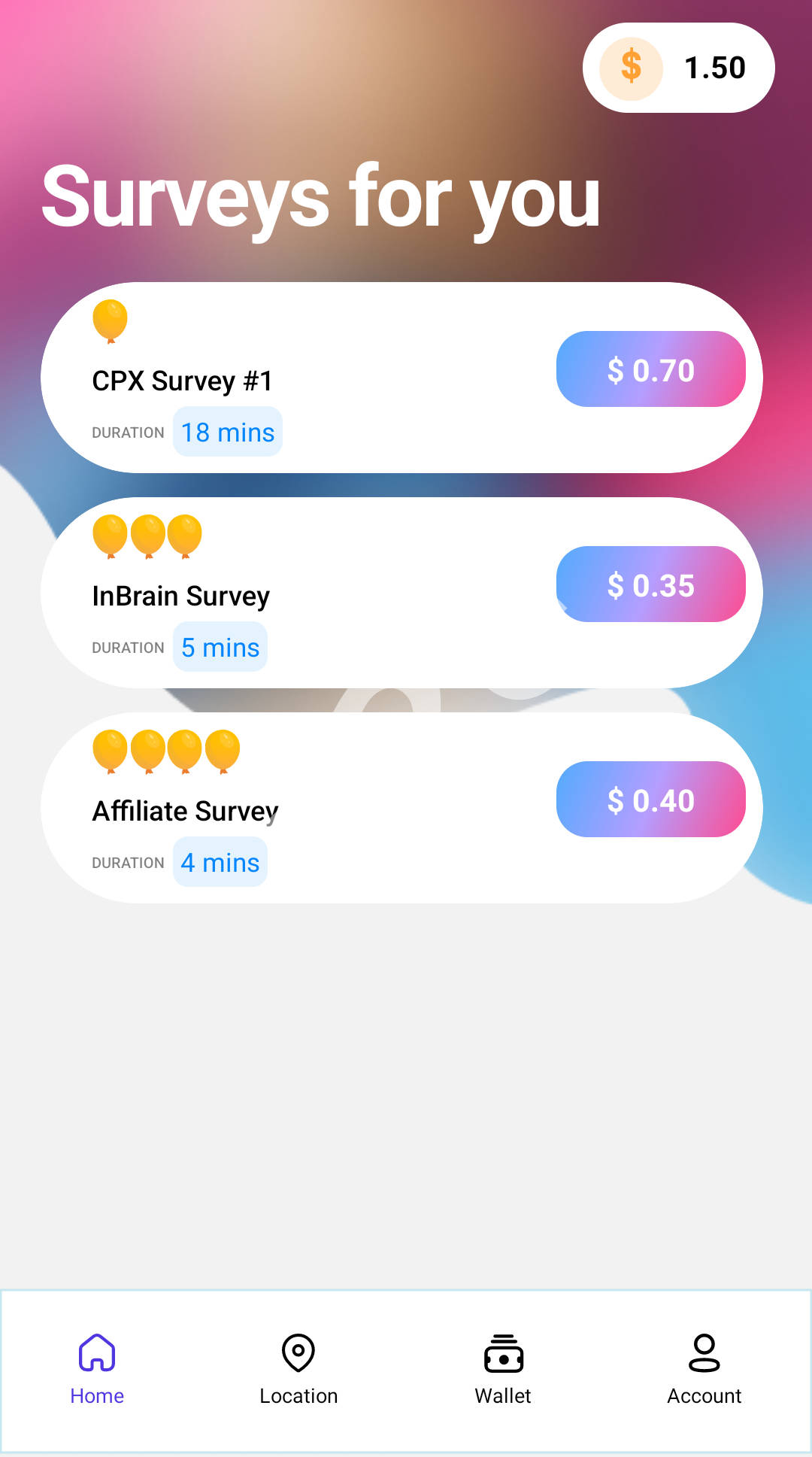survey party