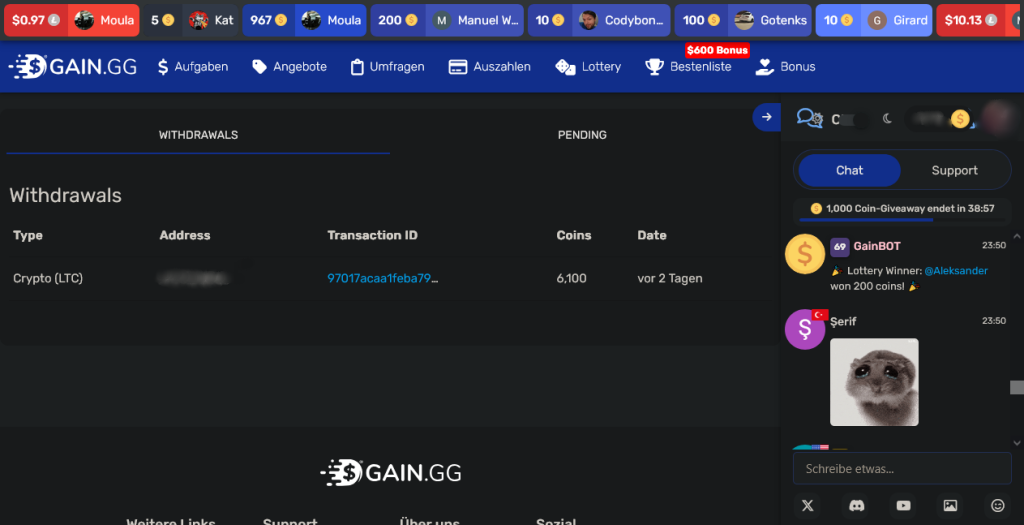 gain proof